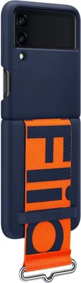 Image de Etui Samsung Ef-Gf711Tnegww Flip 3 Granatowy/Navy Silicone Cover Strap