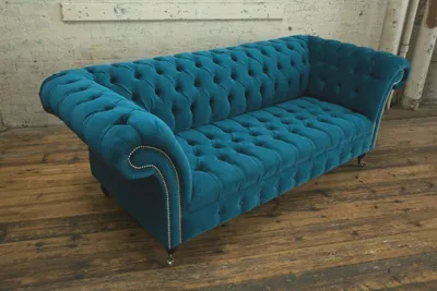 Produktbild von Design Sofa 3 Sitzer Couch Polster Luxus Klassische Textil Sofas Chesterfield