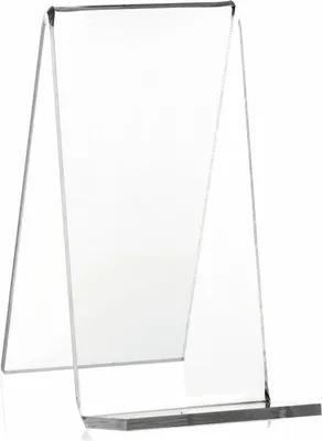 Produktbild von Warenständer aus PLEXIGLAS® 3,0 mm, 50x100 mm, glasklar, diamantpolierte Kanten