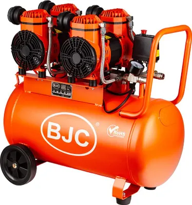 Obrázek produktu pro BJC Kompresor bezolejový 50 l, 4 písty, 230 V, 8 bar, tichý - B88008