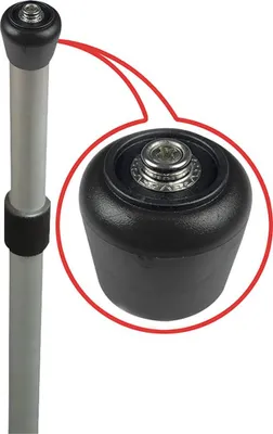 Produktbild von Seachoice Bootsabdeckungshalterung Schwarz Schwarz One Size