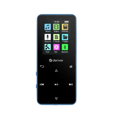 Produktbild von Denver MP-1830BU 4GB blau Bluetooth MP4-Player