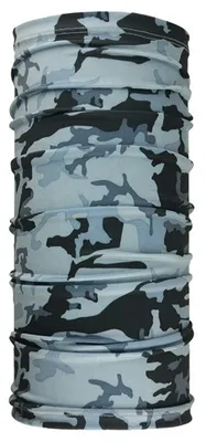 Produktbild von Camouflage Grau Multifunktionstuch Loop Schal Halstuch | Sport Outdoor | Damen Herren | Atmungsaktiv Waschbar Elastisch | Vernähte Saumkanten