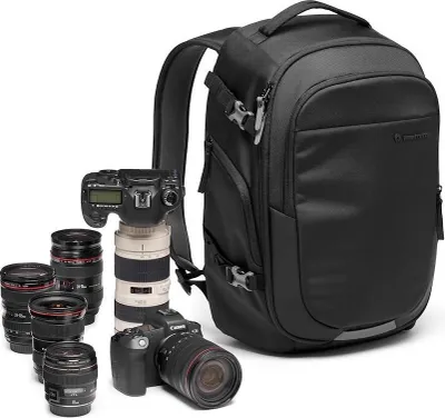Productafbeelding van Manfrotto MB MA3-BP-GM, rugzak, universeel, met schouderband, laptopcompartiment, zwart