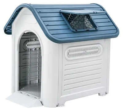 Image de Abri pour chien avec toit coulissant