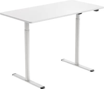 Image de Lykke Bureau électrique à hauteur réglable Nordic 120x60cm, Blanc
