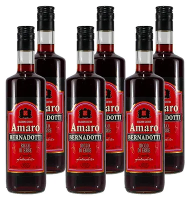 Produktbild von Angelotti Amaro Kräuter-Likör (6 x 0,7L)