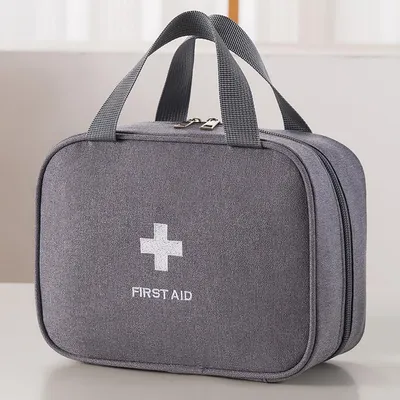 Produktbild von (1 Stück) Tragbare Reise-Erste-Hilfe-Tasche, praktische Notfalltasche für den Außenbereich, Aufbewahrungstasche für Verteilungstasche