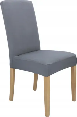 Produktbild von Stuhlhusse 1er Pack - Grau - Universal - Stretch - Bezug für Stühle - Elasthan