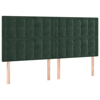Zdjęcie produktu dla VidaXL 3116835, Ciemny Zielony, Poliester, Drewno, 2000 mm, 118 cm, 128 cm, 50 mm