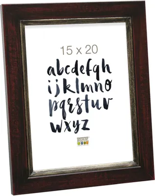 Produktbild von Deknudt Holzfotorahmen, dunkelbraun, Modell S42LF, 13x18 cm