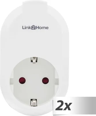 Immagine prodotto di 2x1 REV Link2Home Presa Timer bianco