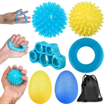Productafbeelding van Handtrainer Set van 4 voor Gripversterking en Stressverlichting
