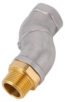 Produktbild von Kraftstoffdüse-Adapter, drehbarer Kraftstoffschlauchverbinder aus Aluminiumlegierung, 3/4 Zoll NPT