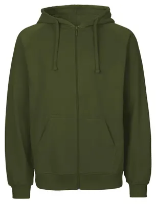 Produktbild von Neutral - Hoodie mit durchgehendem Reißverschluss für Herren LT5373 (XL) (Militär)