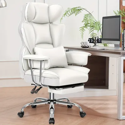 Obrázok produktu pre Kancelárska stolička - Ergonomická stolička - Kancelárska stolička - Herná stolička - Otočná stolička - Vysoké operadlo - Bedrová opierka