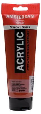 Immagine prodotto di Amsterdam Serie Standard Tubo di vernice acrilica 250 ml - Siena Bruciato 411
