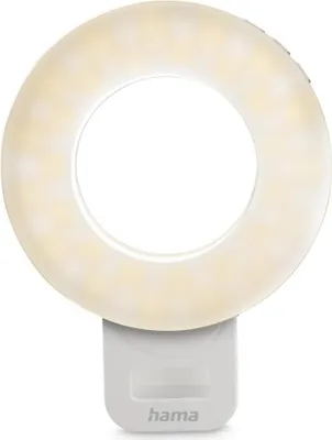 Produktbild von Hama 00004674, LED, 2800 K, 5600 K, Weiß, 75 h, Akku, USB