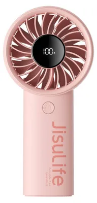 Produktbild von JisuLife Life4, Pink, Acrylnitril-Butadien-Styrol (ABS), 13 h, Handventilator, 1 Stück(e), 3600 mAh