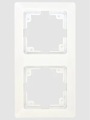 Image de cadre de finition double pour interrupteur avec cadre ( encastré )