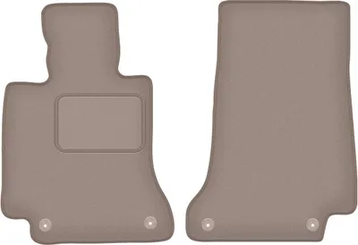 Immagine prodotto di Tappetini auto in velluto per Mercedes C W205 estate, berlina (2015-) - tappetini anteriori LUX beige (2 pezzi)