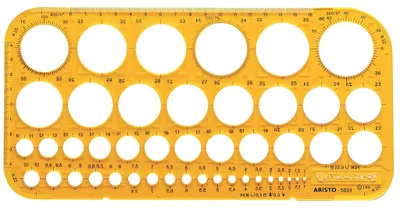Produktbild von ARISTO Kreisschablone 45 Kreise Durchmesser 1-36 mm