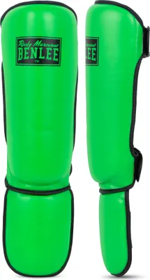 Image de Protège-tibias en similicuir GUARDIAN Vert fluo S/M BENLEE
