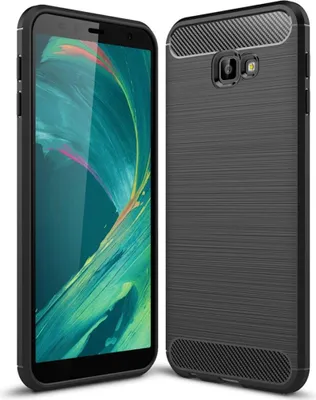 Produktbild von Hülle für Samsung Galaxy J4+ Handyhülle Soft Case Schutzhülle Cover Carbonfarben