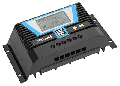 Solar-Laderegler 30A, 12-48V, intelligente Erkennung