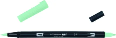 Produktbild von Tombow ABT-291, Fein, 1 Farben, Hellblau, Rundspitze & Bürstenspitze, 0,3 mm, 3 mm
