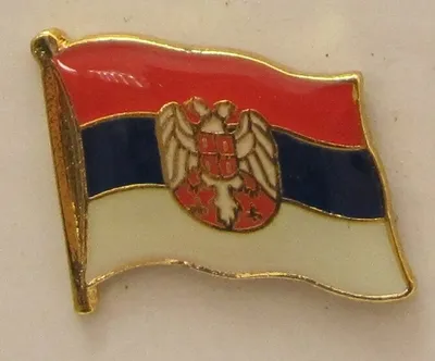Produktbild von Pin Anstecker Flagge Fahne Serbien Nationalflagge