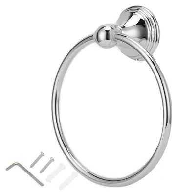 Produktbild von Handtuchring, Edelstahl-Handhalter, Wandregal, Badezimmer-Hardware-Rack (893 verchromt)