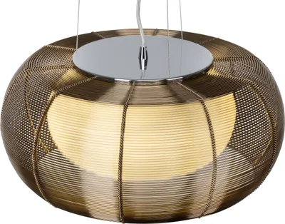 Produktbild von Pendelleuchte 2-flammig HxØ 122x40 cm bronze/chrom