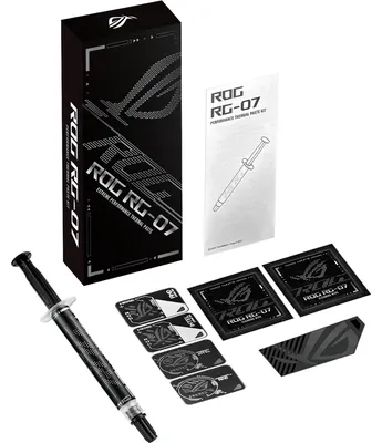 Produktbild von ASUS ROG RG-07 PERFORMANCE THERMAL PASTE KIT, Wärmeleitpaste, Schwarz, 20 g, 1 Stück(e), 157 mm, 68 mm