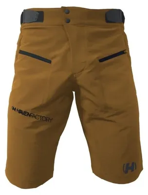 Obrázek produktu pro Šortky na kolo HAVEN bez popruhů - FACTORY AIR HMS - hnědé 3XL