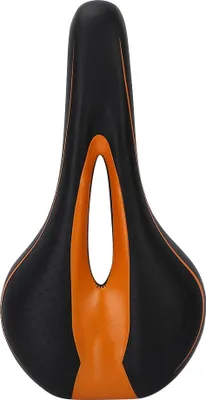 Image de Selle de vélo VTT Mountain Road, selles rembourrées souples amortissant les chocs avec une ventilation au centre pour le cyclisme de randonnée et le Cyclocross