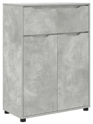 Zdjęcie produktu dla vidaXL Szafka łazienkowa betonowa szara 72,5 x 36,5 x 100 cm materiał drewnopochodny