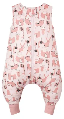 Productafbeelding van Omgoods - Babyslaapzak met Voeten 0,5 TOG, Katoen, 70 cm, Voor Peuters