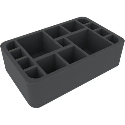 Image de Insert en mousse pour Warcry avec 15 compartiments, demi-format