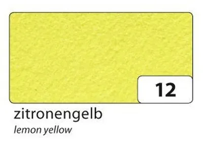 Produktbild von Bastelfilz 150g/m² 1Rolle 45cm x 5m, zitronengelb