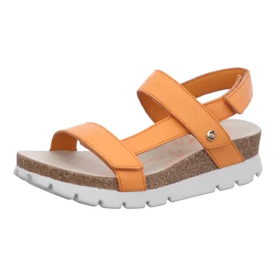 Produktbild von Panama Jack Damen Sandalen SELMA Orange Glattleder Größe: 40