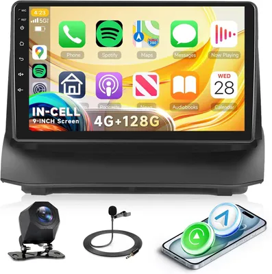 Imagen del producto de Reproductor multimedia para Android – Radio para coche – Sistema de audio con pantalla táctil – Sistema de navegación