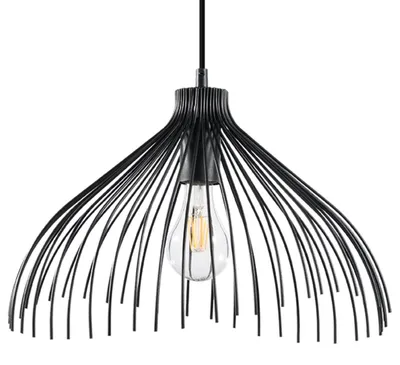 Immagine prodotto di Lampada a sospensione UMB nero 1xE27 15W acciaio 125x40x40cm Sollux Lighting