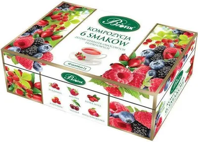 Produktbild von Bifix Zusammenstellung von 6 Geschmacksrichtungen von Fruit Express Tees 60x2g