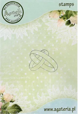 Zdjęcie produktu dla Stempel polimerowy - Obrączki (stemple) - Agateria