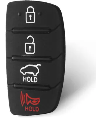Produktbild von Gummimembran für 4-Tasten-Autoschlüssel, kompatibel mit Hyundai Tucson, Santa Fe, ix45, Sonata, i40 – Ersatzmembran für Fernbedienungstasten