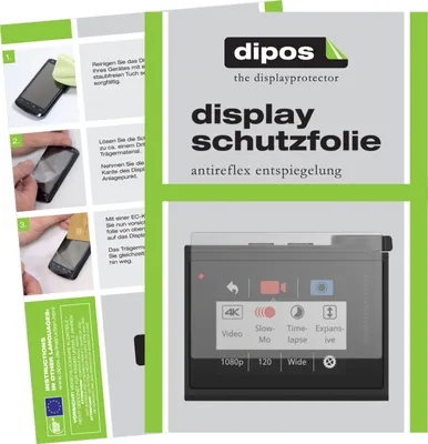 Produktbild von 2x Schutzfolie für Garmin Virb Ultra 30 matt Displayschutzfolie Folie Display Schutz dipos