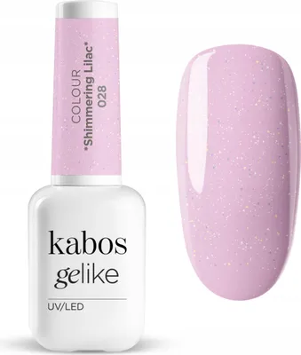 Produktbild von Kabos UV Nagellack Hybrid Gelike 028 Shimmering Lilac 8ml