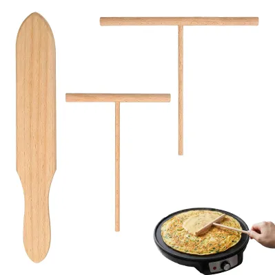 Produktbild von Set bestehend aus 3 Crêpe-Verteiler und einem Pfannenwender