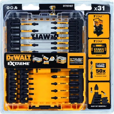 Zdjęcie produktu dla Dewalt Zestaw Końcówek Flextorq 31Cz.